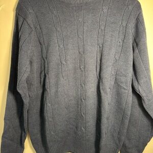 Oscar‎ de la Renta Blue Crewneck Sweater